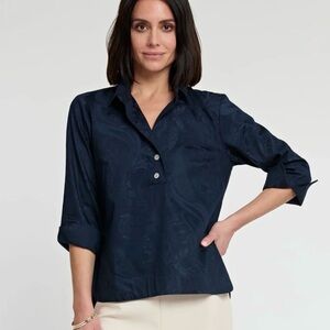Hinson Wu Aileen Paisley Jacquard Shirt